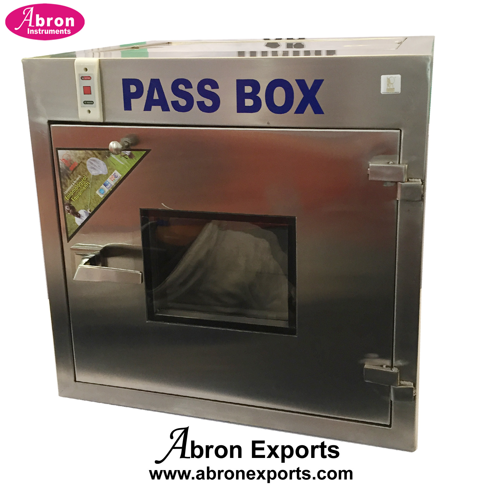 Pass Box 24 Inch Inner And Outer Stainless Steel Abron AC-343PB24 